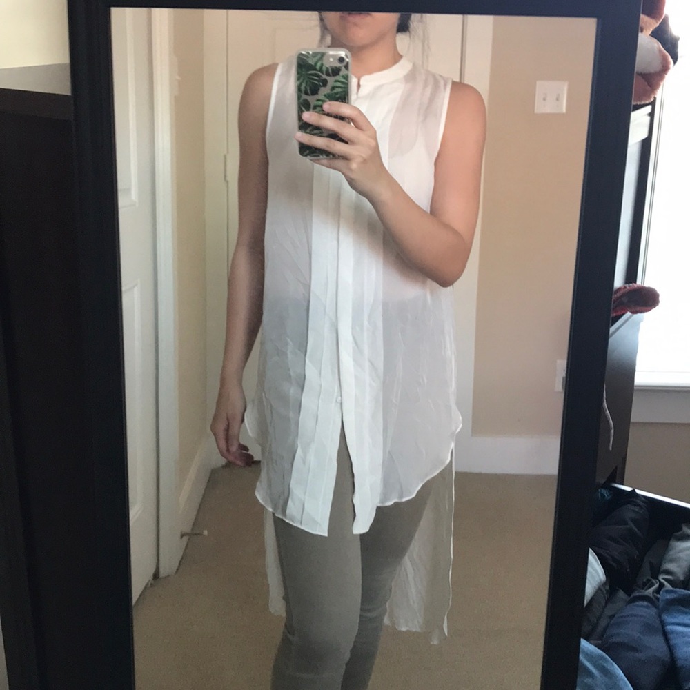 Anthropologie Top 100% Silk